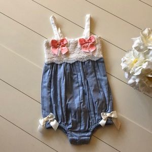 NWT Bonnie Baby boutique one piece